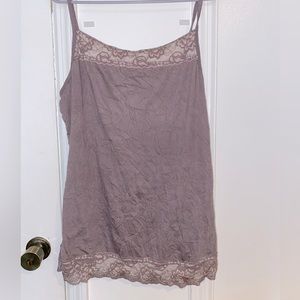 Vintage Maurice’s lace tank